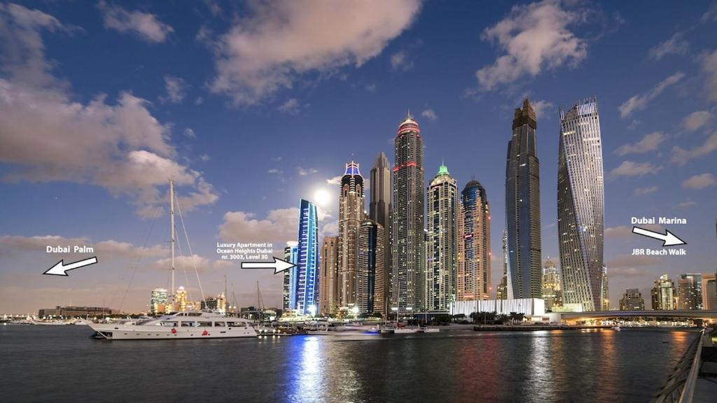 Exquisite, Luxe 1Bd Apartment, Unparalleled Sea Views, Prime Dubai Marina Location & Full Kitchen By "La Buena Vida Holiday Homes Exteriör bild